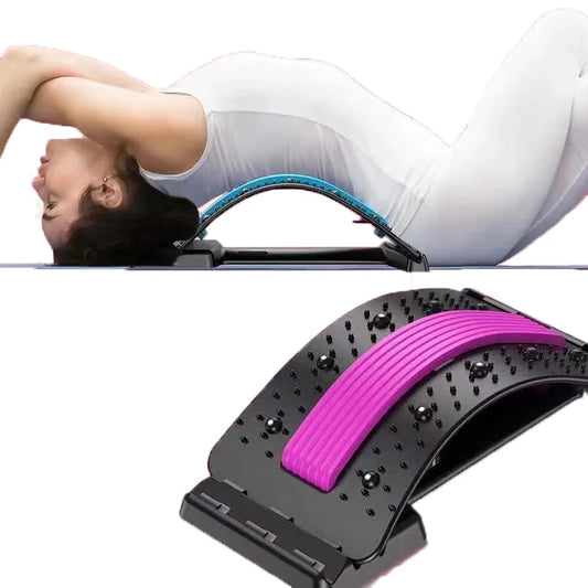 Back Massager Stretcher Equipment Massage Tools Massageador Magic Stretch Fitness Lumbar Support Relaxation Spine Pain Relief